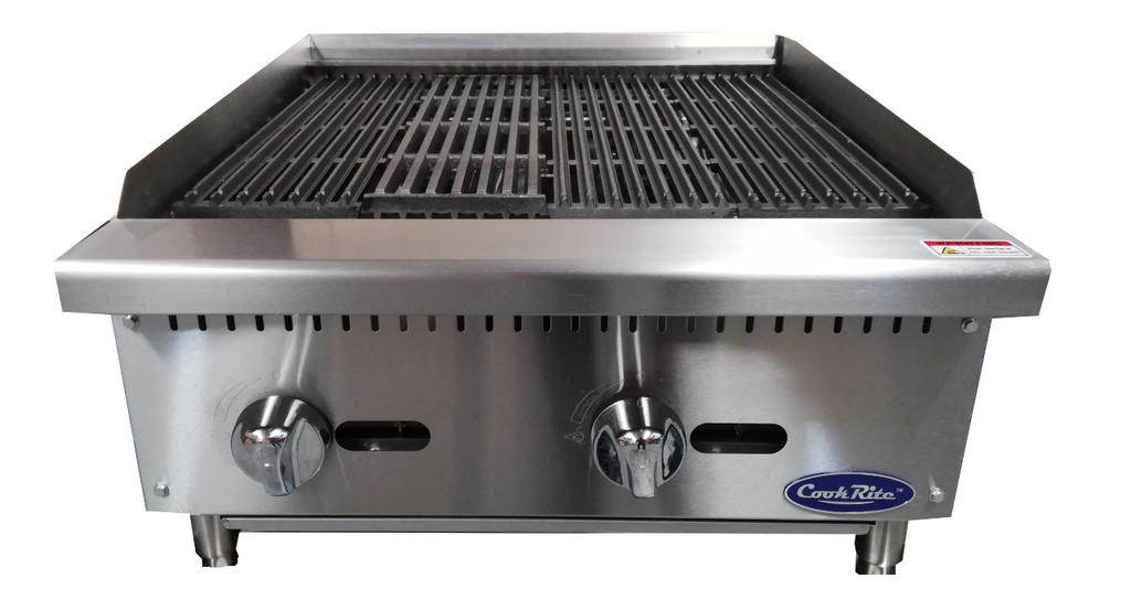 Parrilla estilo americano de sobreponer para asar carne Soluciones e